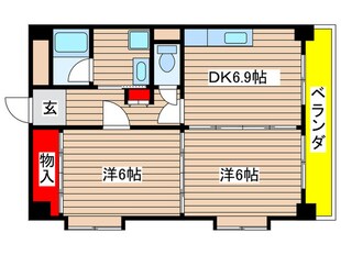 セジュ－ル御幸山の物件間取画像